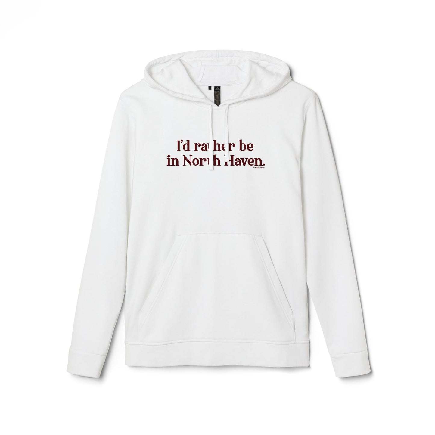 I'd rather be in North Haven // North Haven Connecticut  adidas unisex hoodie sweatshirts // finding connecticut 