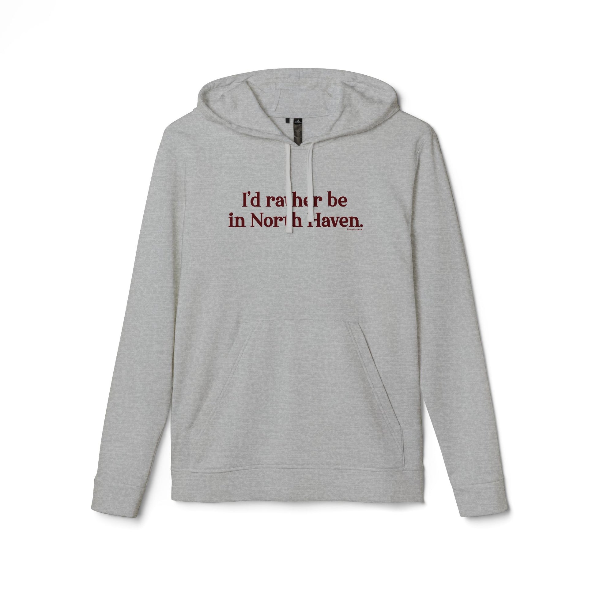 I'd rather be in North Haven // North Haven Connecticut  adidas unisex hoodie sweatshirts // finding connecticut 