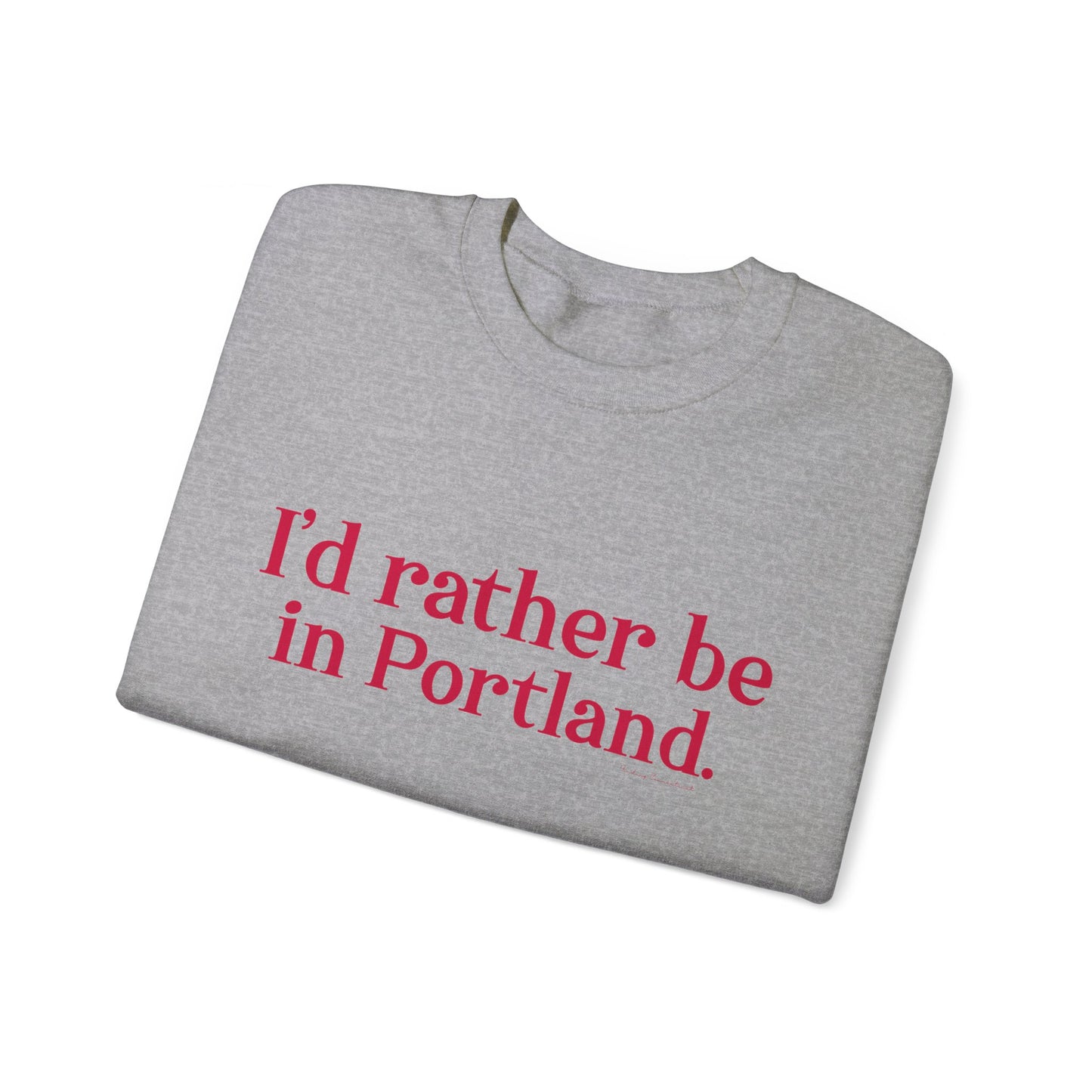 I'd rather be in Portland // Portland Connecticut  sweatshirt // finding connecticut 