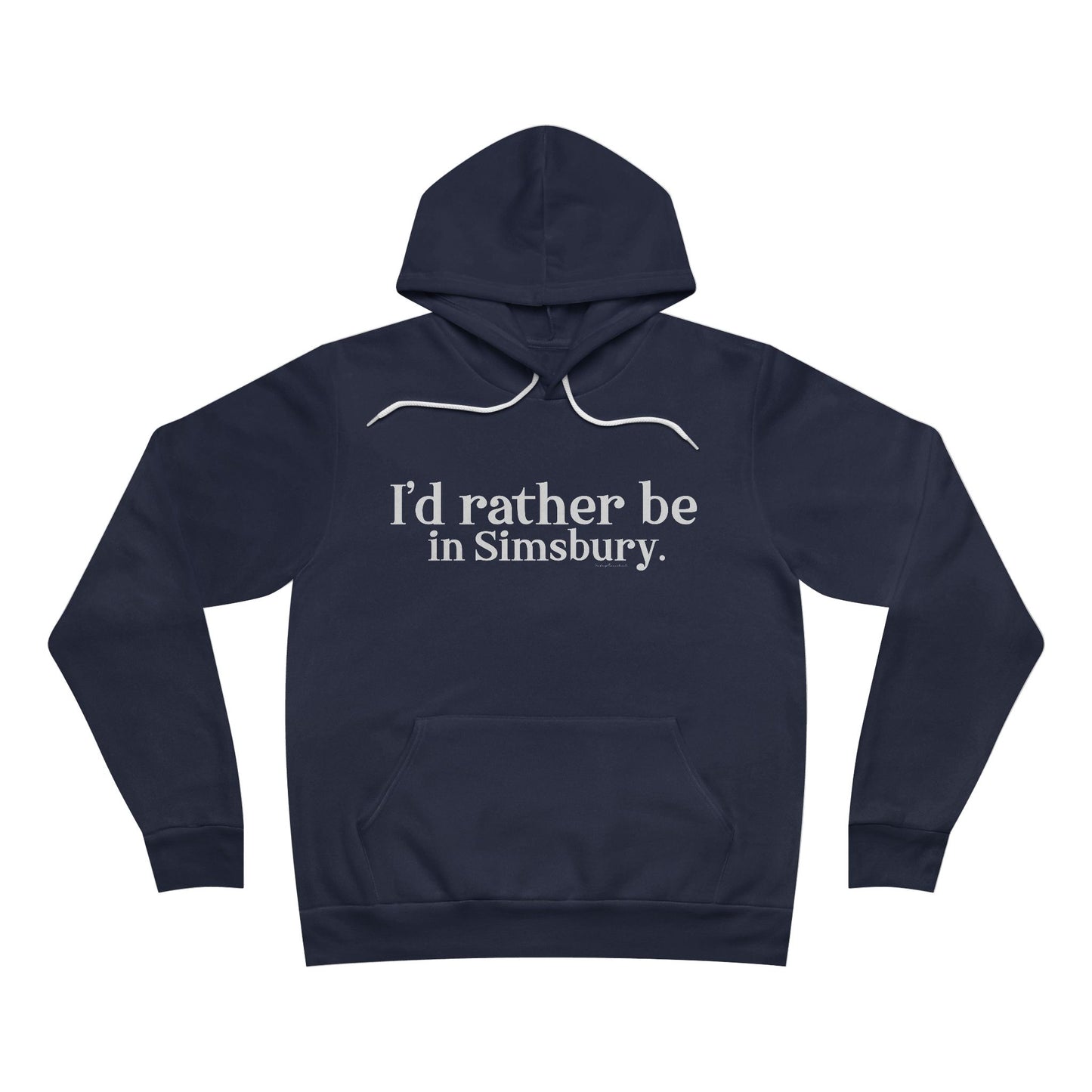 I'd rather be in Simsbury // Simsbury ct unisex hoodie sweatshirt // finding connecticut 