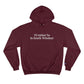 I'd rather be in South WIndsor // South Windsor CT champion hoodie sweatshirt // Finding connecticut 