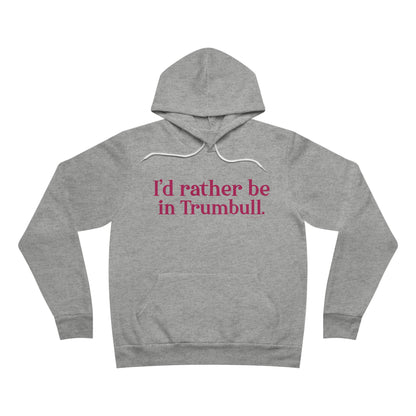 I'd rather be in Trumbull  // Trumbull connecticut unisex hoodie sweatshirt  // finding connecticut   