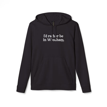 I'd rather be in WIndham // Windham CT unisex adidas hoodie sweatshirt  // finding connecticut 