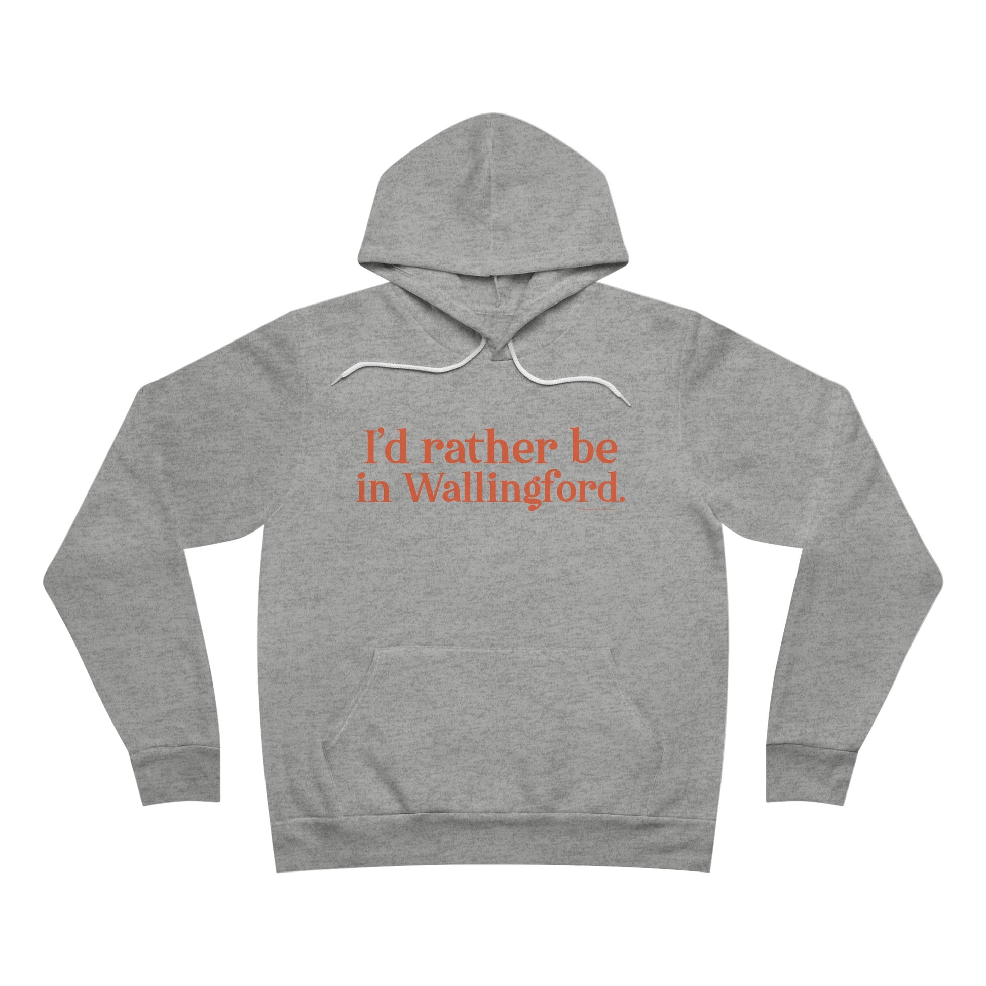 I'd rather be in Wallingford // Wallingford connecticut unisex hoodie sweatshirt  // finding connecticut 