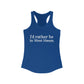 I'd rather be in West Haven // West haven CT womens tank top shirts    // finding connecticut 