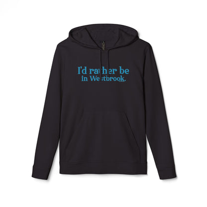 I'd rather be in Westbrook // Westbrook Connecticut Adidas  unisex hoodie sweatshirt / finding connecticut  