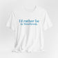 I'd rather be in Westbrook // Westbrook Connecticut unisex tank top shirt / finding connecticut 