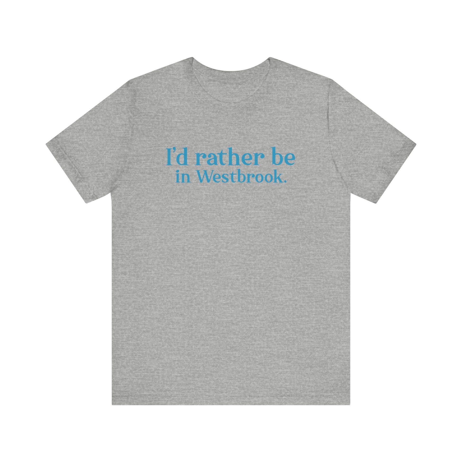 I'd rather be in Westbrook // Westbrook Connecticut unisex tank top shirt / finding connecticut 