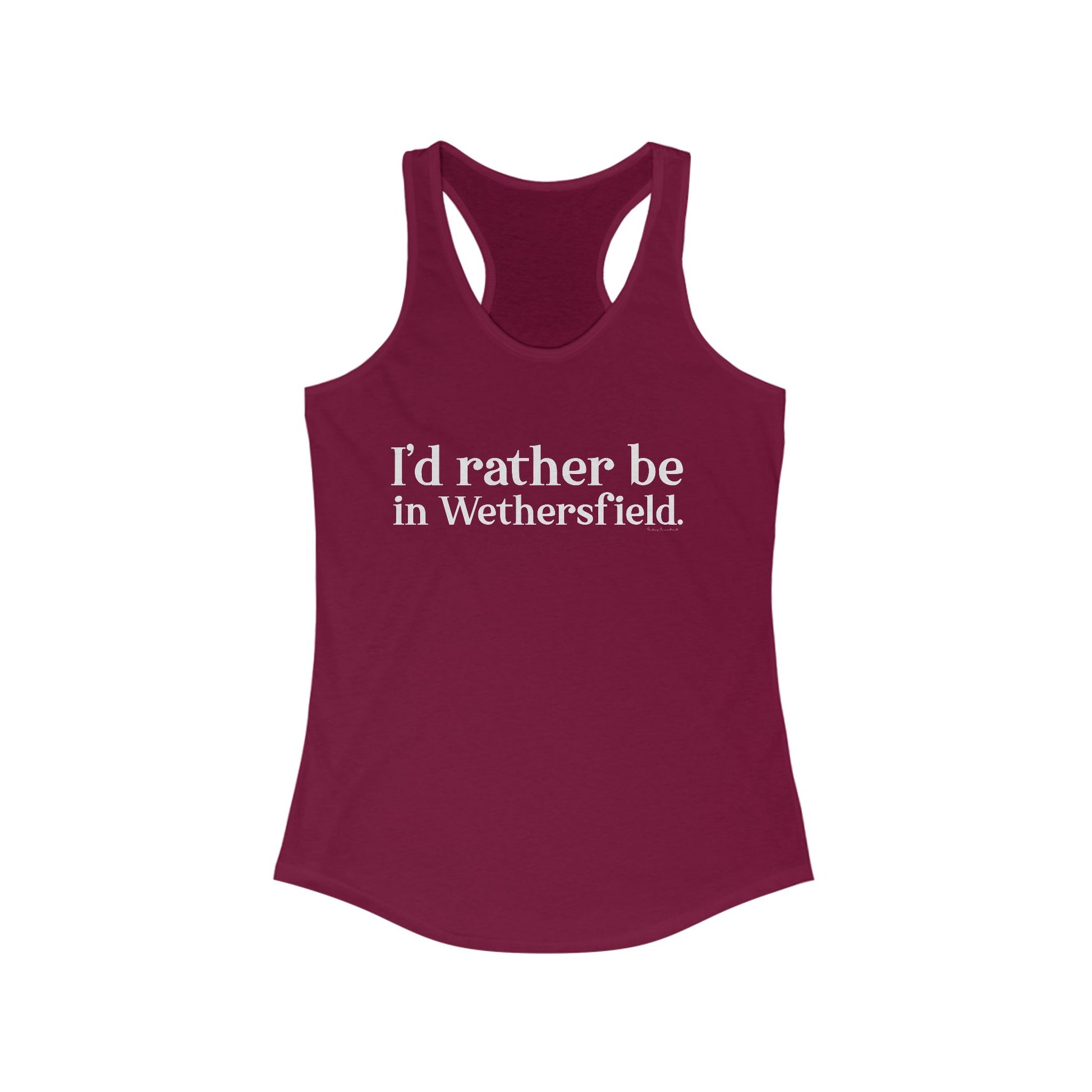 I'd rather be in Wethersfield // wethersfield ct womens tank tops   // finding connecticut 