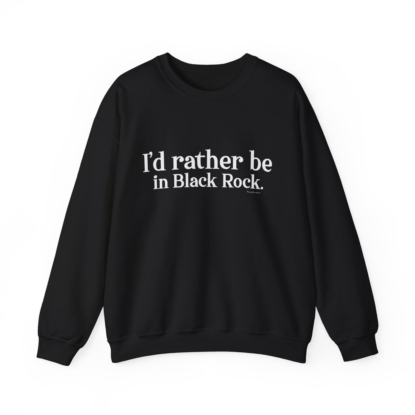 I'd rather be in black rock // black rock bridgeport CT unisex sweatshirt /// finding connecticut 