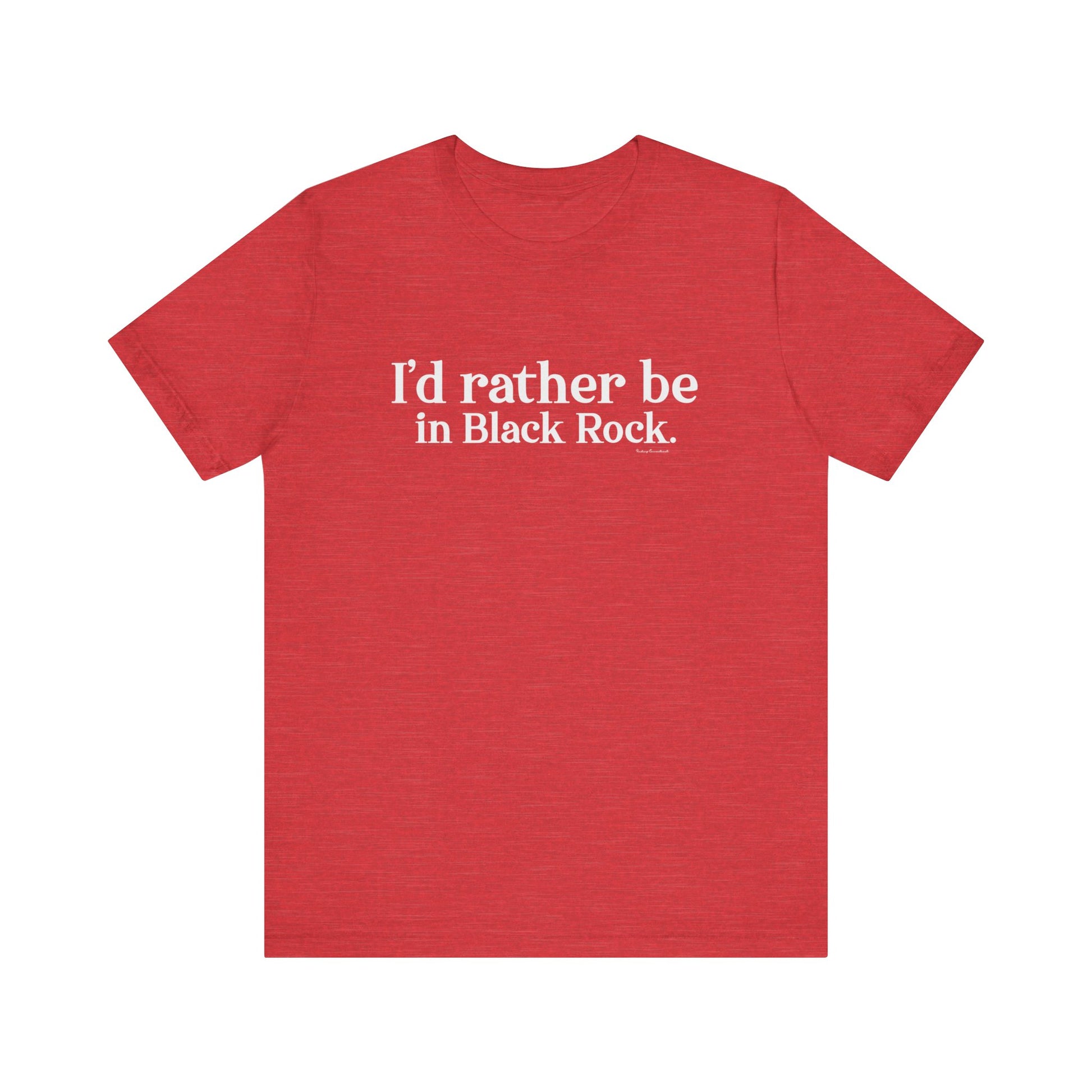 I'd rather be in black rock // black rock bridgeport CT unisex  unisex t shirt   /// finding connecticut 
