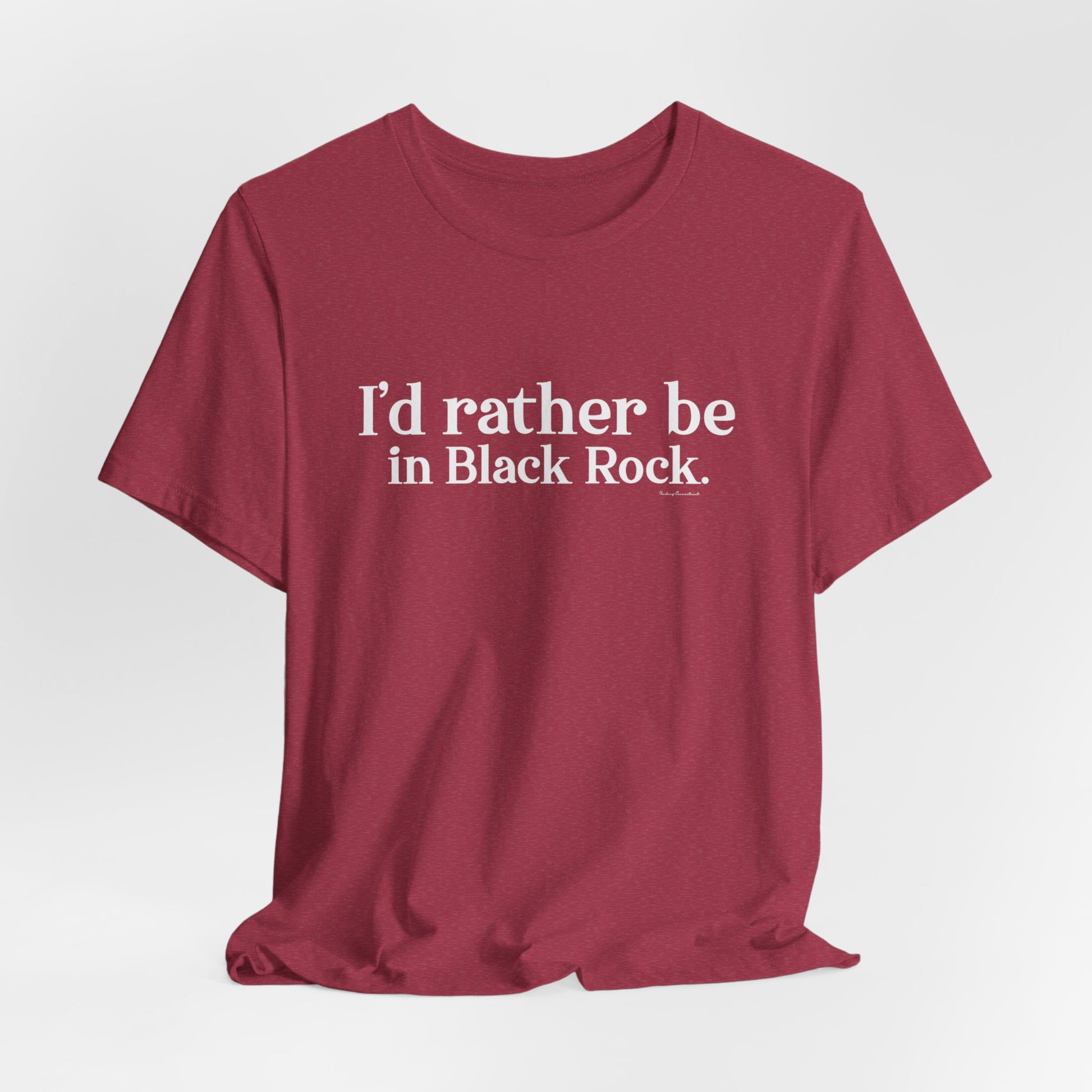 I'd rather be in black rock // black rock bridgeport CT unisex  unisex t shirt   /// finding connecticut 