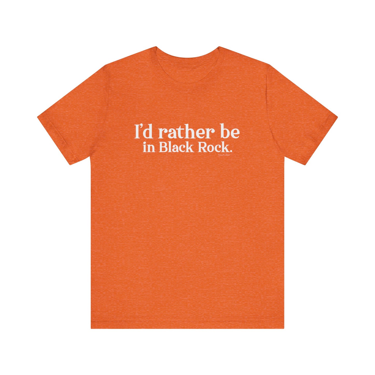 I'd rather be in black rock // black rock bridgeport CT unisex  unisex t shirt   /// finding connecticut 
