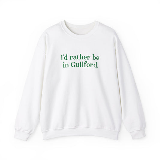 I'd rather be in guilford // guilford Connecticut unisex sweatshirts  // finding connecticut 