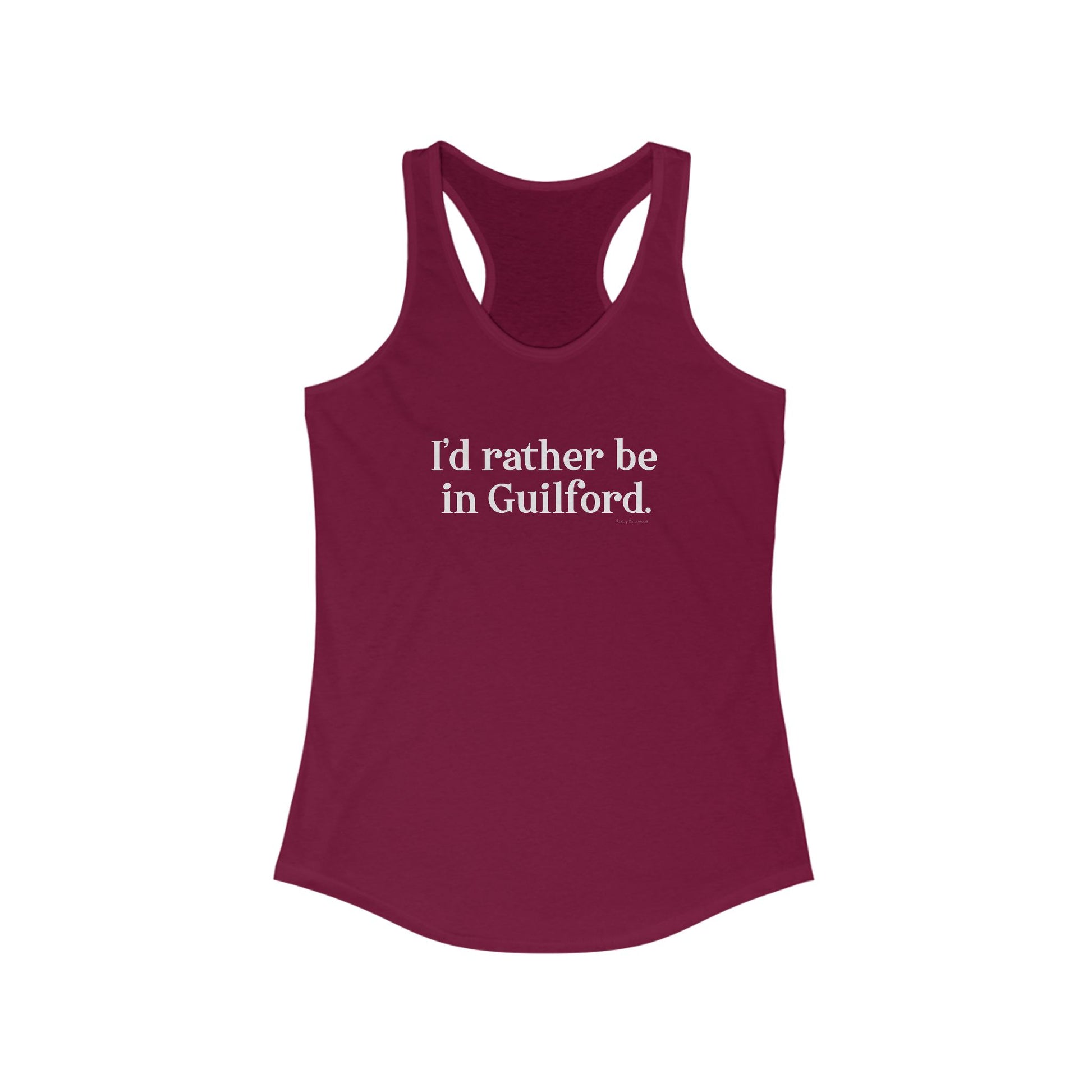 I'd rather be in guilford // guilford ct womens tank top shirt // finding connecticut 