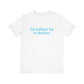I'd rather be in meriden // meriden Connecticut Adidas unisex t shirt  // finding connecticut 
