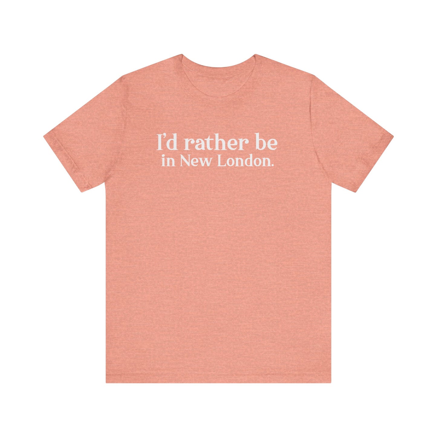 I'd rather be in new london // new london CT t shirts // finding connecticut 