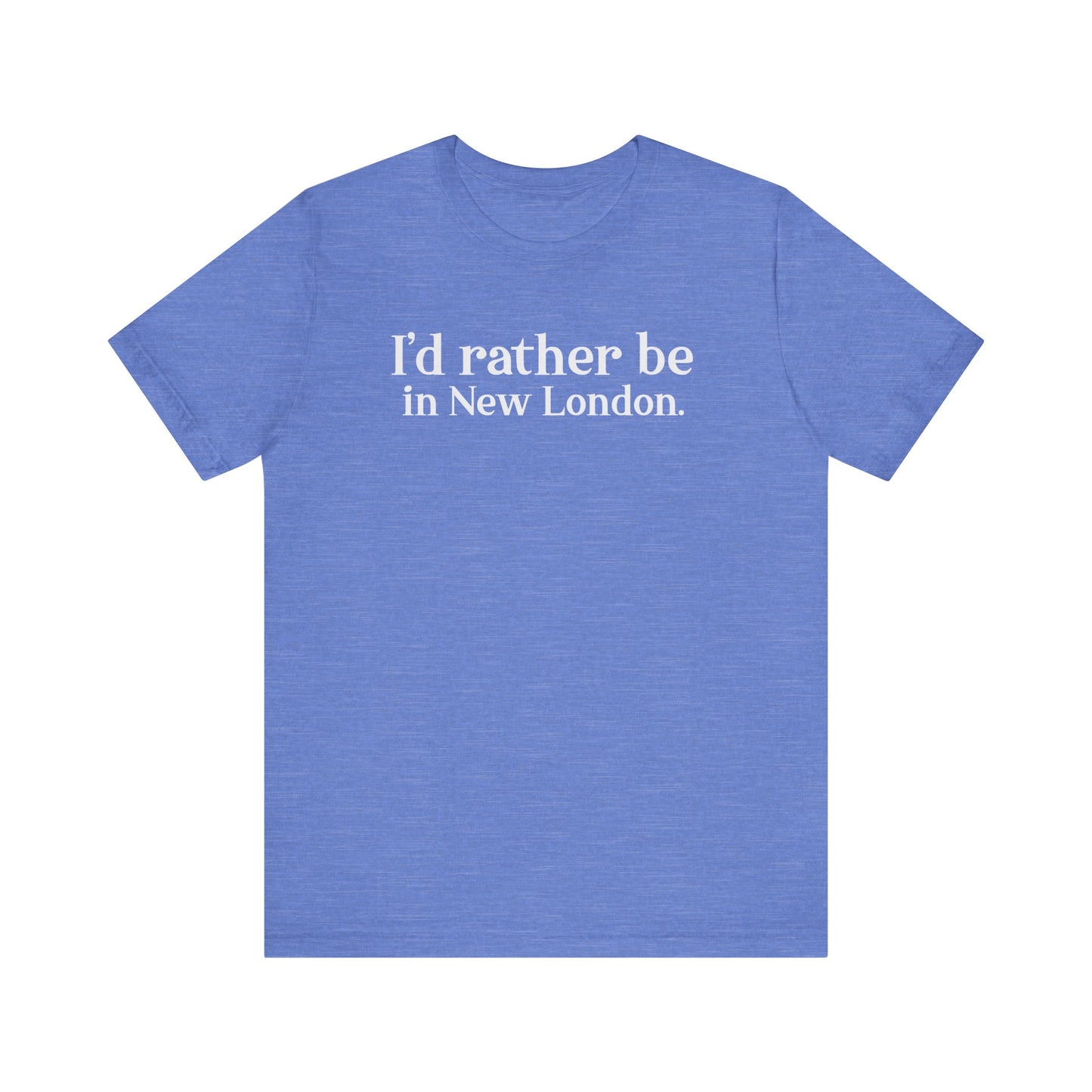 I'd rather be in new london // new london CT t shirts // finding connecticut 