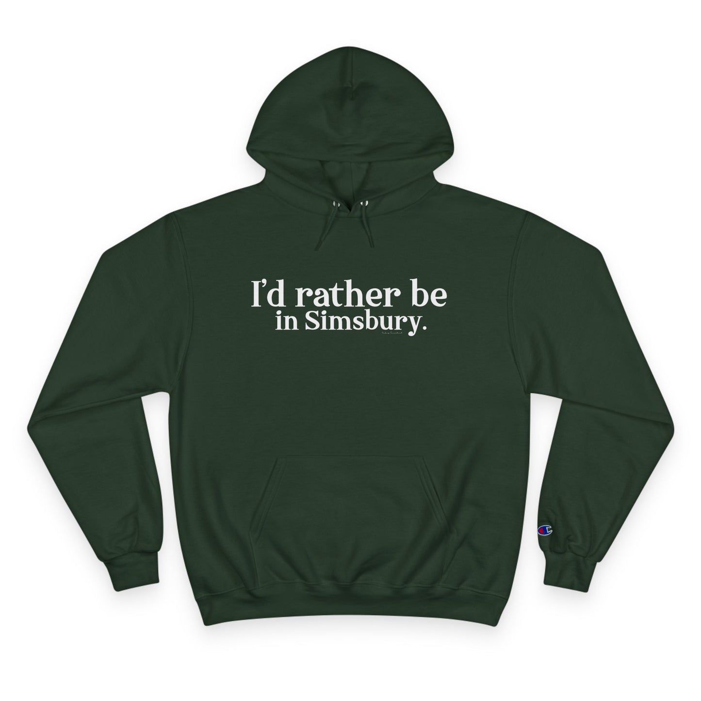 I'd rather be in simsbury // simsbury ct unisex hoodie sweatshirt // finding connecticut 