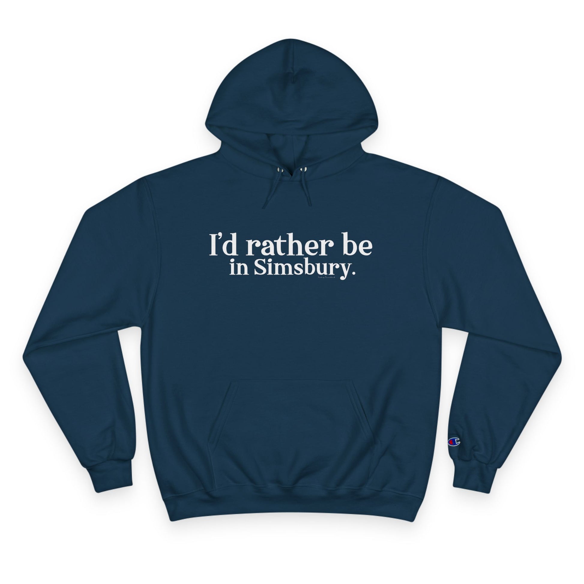 I'd rather be in simsbury // simsbury ct unisex hoodie sweatshirt // finding connecticut 