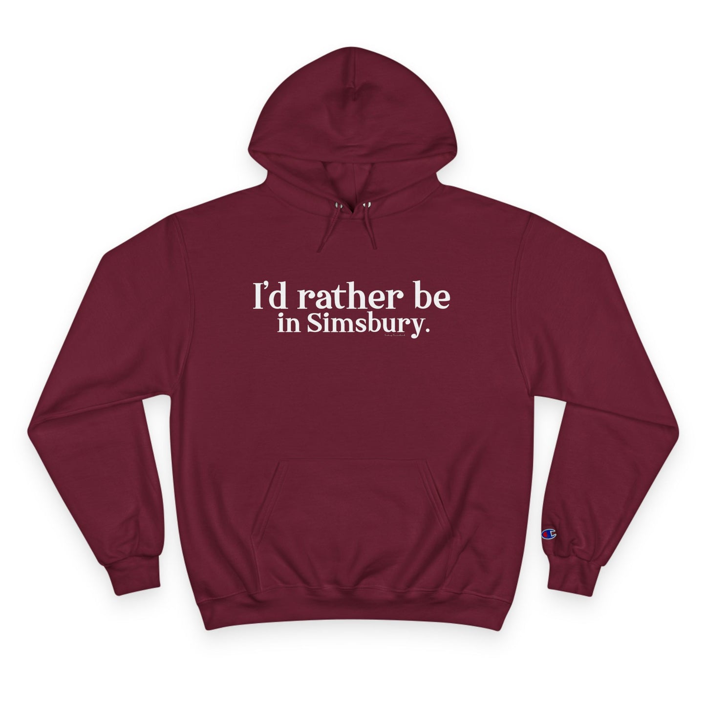 I'd rather be in simsbury // simsbury ct unisex hoodie sweatshirt // finding connecticut 