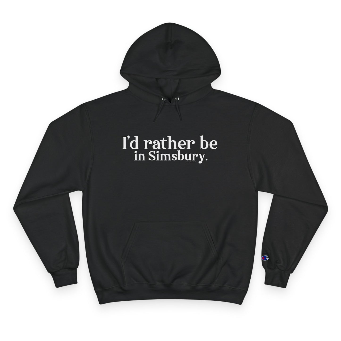 I'd rather be in simsbury // simsbury ct unisex hoodie sweatshirt // finding connecticut 