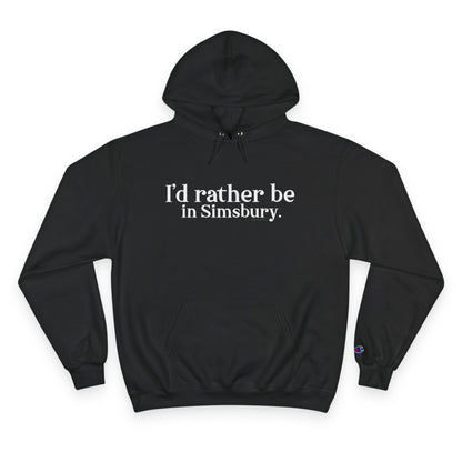 I'd rather be in simsbury // simsbury ct unisex hoodie sweatshirt // finding connecticut 
