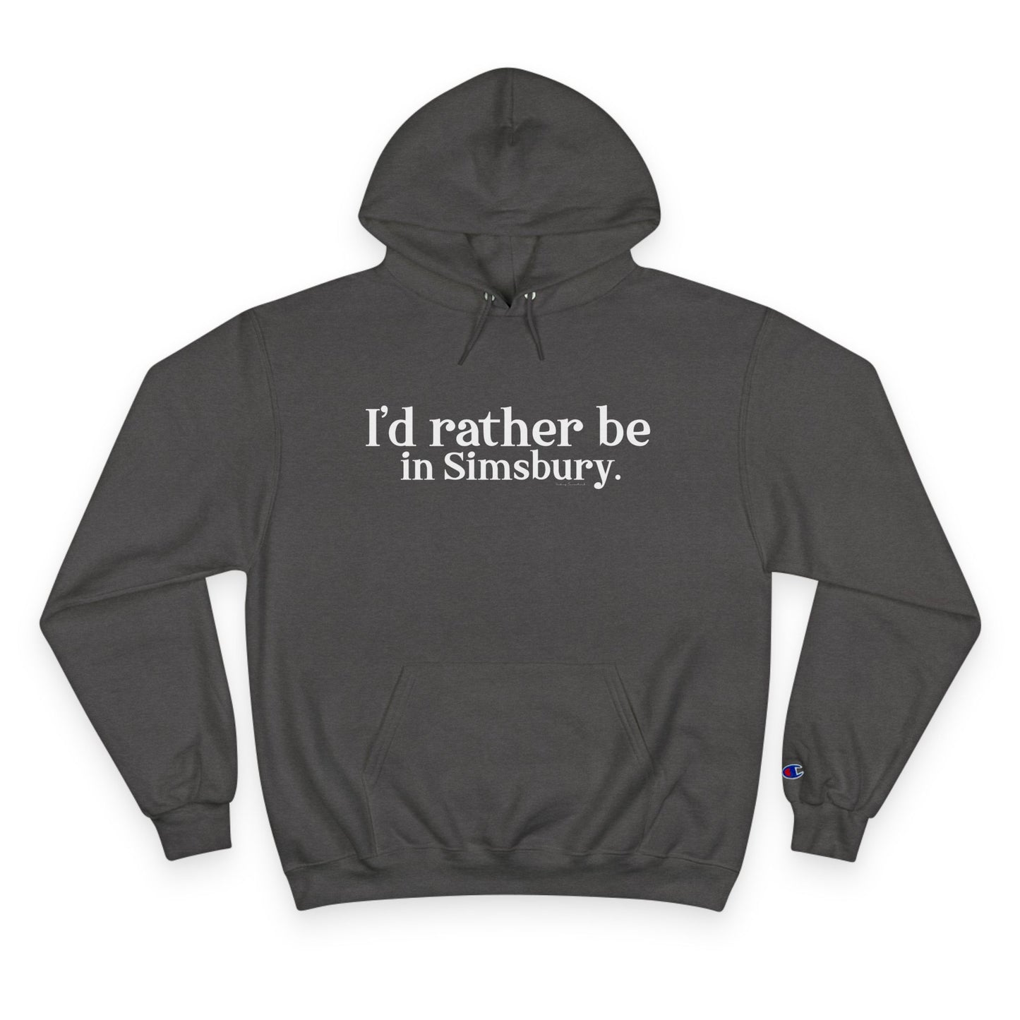 I'd rather be in simsbury // simsbury ct unisex hoodie sweatshirt // finding connecticut 