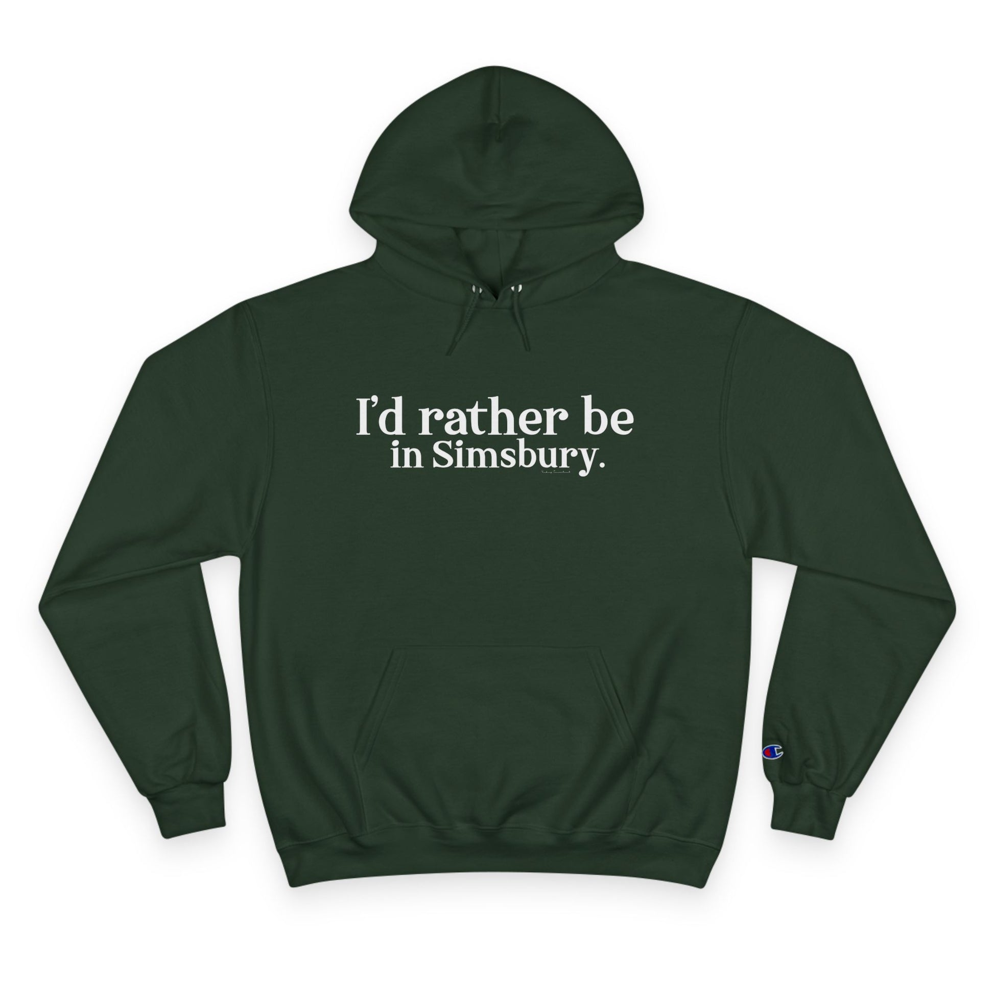 I'd rather be in simsbury // simsbury ct unisex hoodie sweatshirt // finding connecticut 