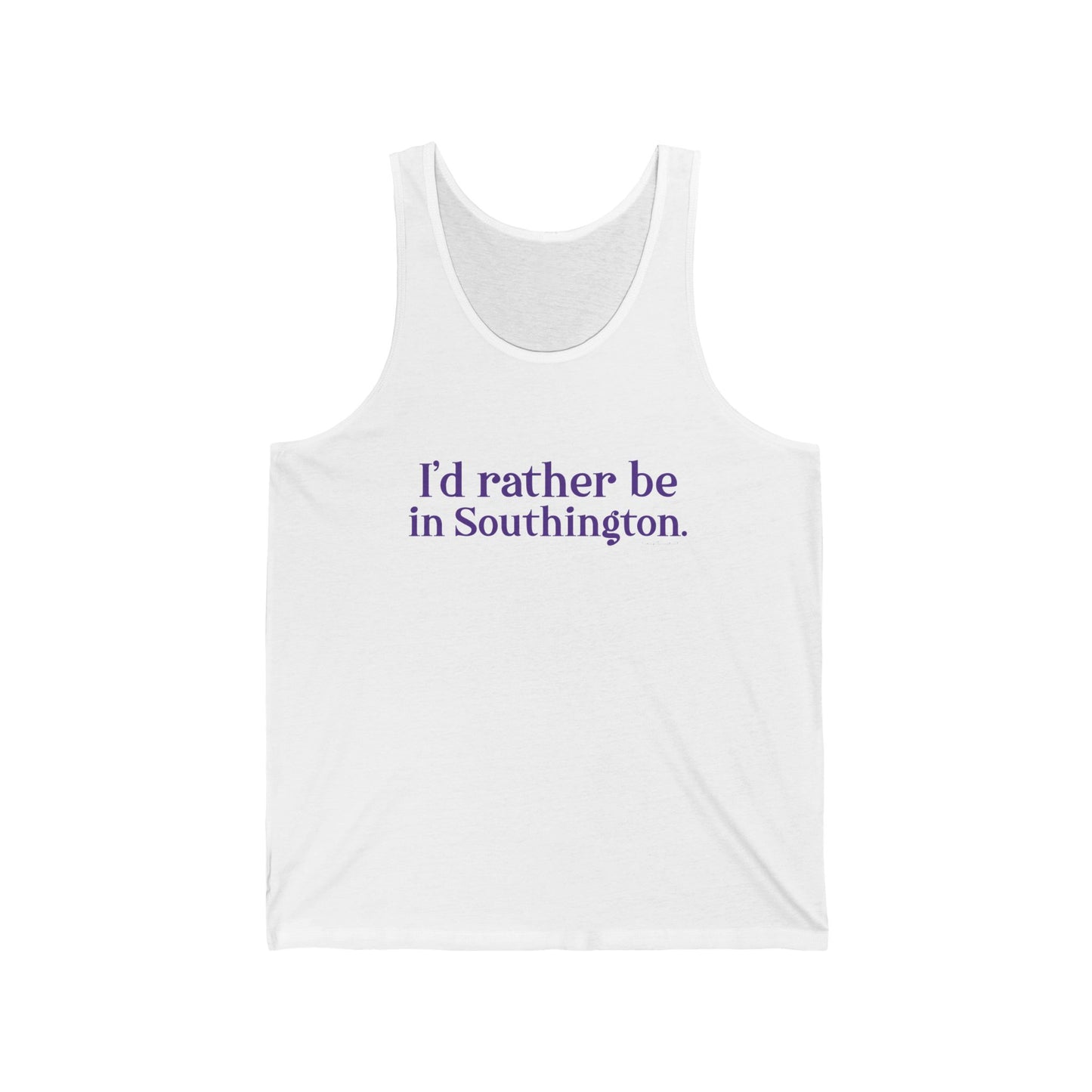 I'd rather be in southington /// southington  Connecticut  tank top shirt  // finding Connecticut   