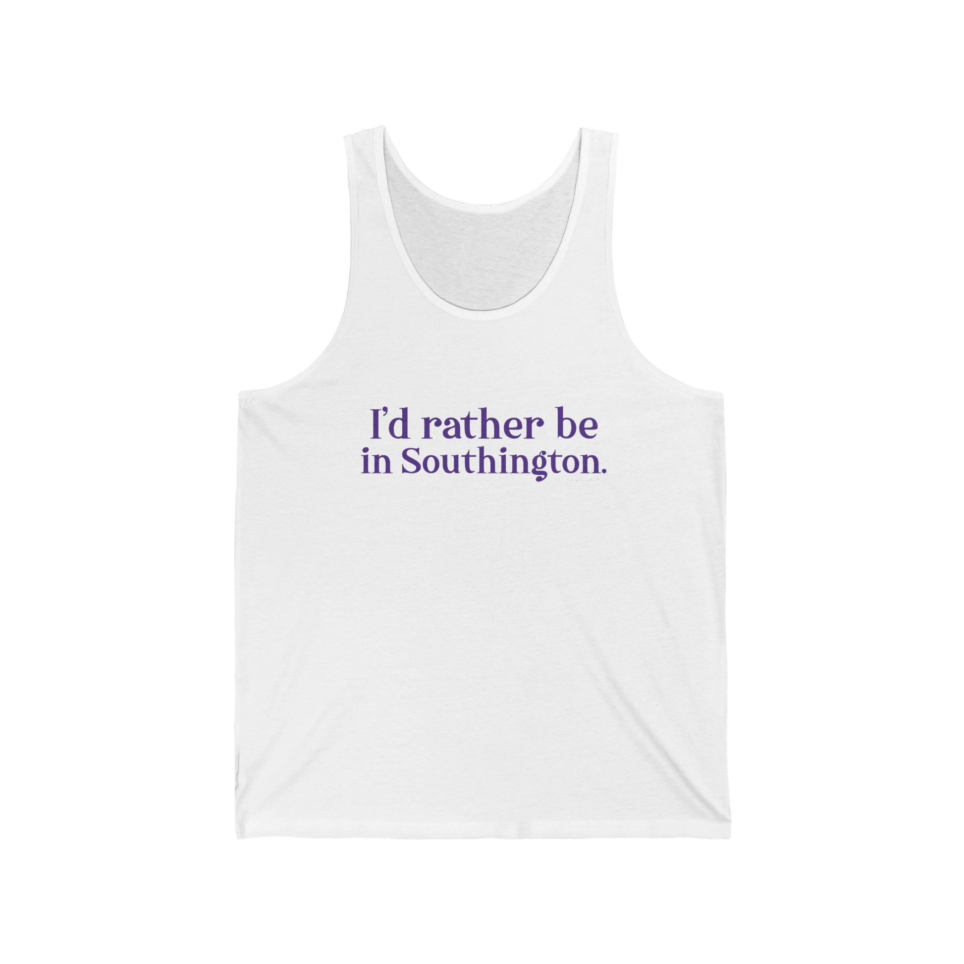 I'd rather be in southington /// southington  Connecticut  tank top shirt  // finding Connecticut   