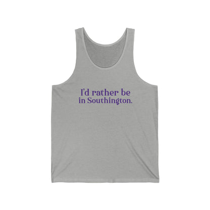 I'd rather be in southington /// southington  Connecticut  tank top shirt  // finding Connecticut   