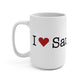 I heart Saugatuck mug/ / westport, Connecticut drinkware, gifts and merch // finding connecticut  