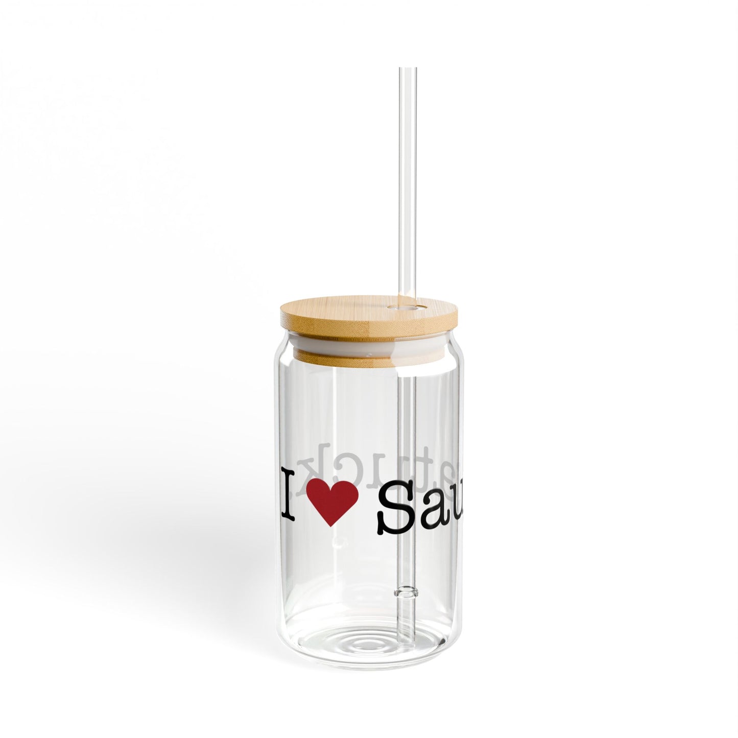 I heart Saugatuck sipper glass  / westport, Connecticut drinkware, gifts and merch // finding connecticut  