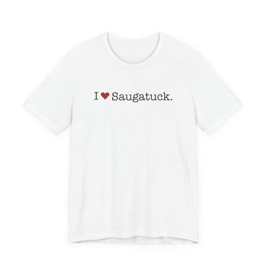 I heart Saugatuck t shirt // westport, CT shirts, gifts and merch // finding connecticut 
