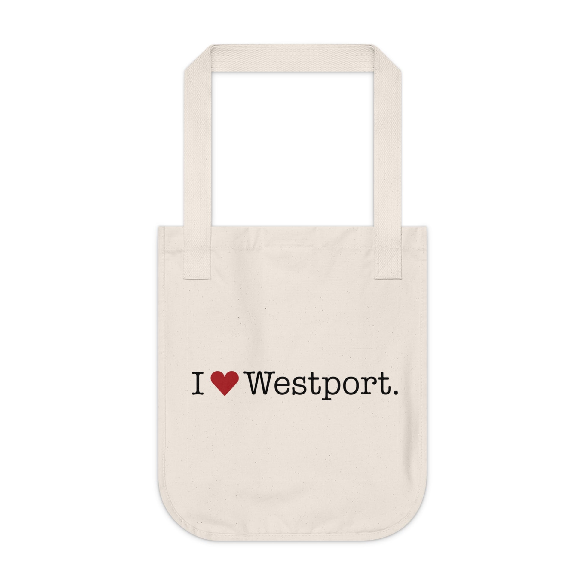 I heart Westport tote bag // westport Connecticut tote bags, gifts and merch // finding connecticut merch 