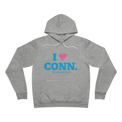 I heart conn // connecticut unisex hoodie sweatshirt  // connecticut gifts and merch // finding connecticut 