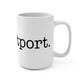 I heart westport mug  // westport Connecticut drinkware, gifts and merch // finding connecticut merch 
