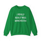 I really really miss Manchester / Manchester CT sweatshirt  // finding connecticut
