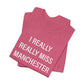 I really really miss Manchester / Manchester CT t shirt   // finding connecticut