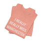 I really really miss Manchester / Manchester CT t shirt   // finding connecticut