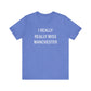 I really really miss Manchester / Manchester CT t shirt   // finding connecticut