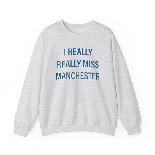 I really really miss Manchester / Manchester connecticut sweatshirt // finding connecticut
