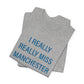 I really really miss Manchester / Manchester connecticut t shirt // finding connecticut