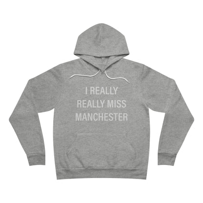 I really really miss Manchester // Manchester ct unisex hoodie sweatshirt // finding connecticut 