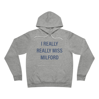 I really really miss Milford // Milford connecticut  unisex  hoodie sweatshirt  // finding connecticut 