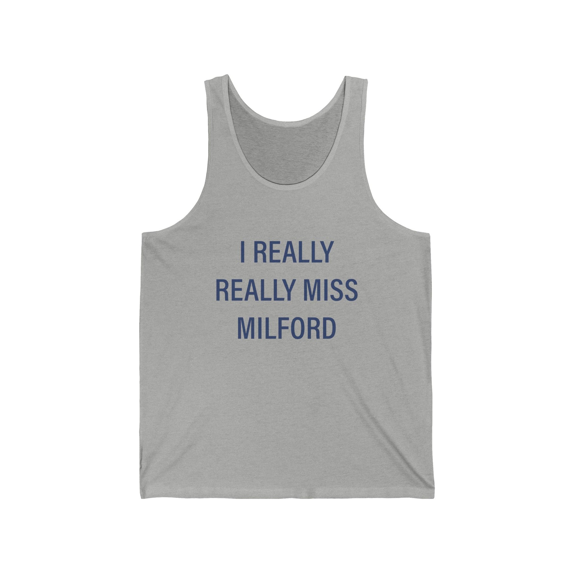 I really really miss Milford // Milford connecticut  unisex  tank top shirt  // finding connecticut 