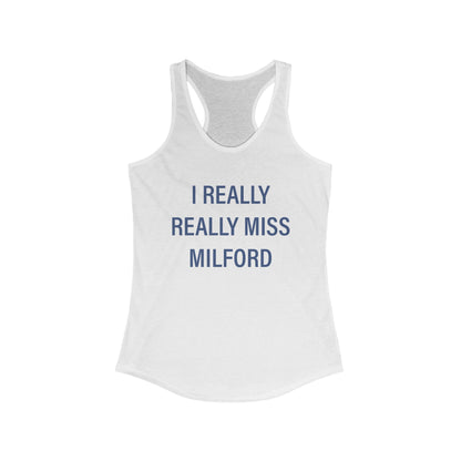 I really really miss Milford // Milford connecticut  woman's tank top shirt  // finding connecticut 
