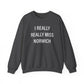 I really really miss Norwich // norwich connecticut unisex sweatshirt  // finding connecticut  