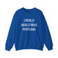 I really really miss Portland // Portland CT sweatshirt  // finding connecticut 